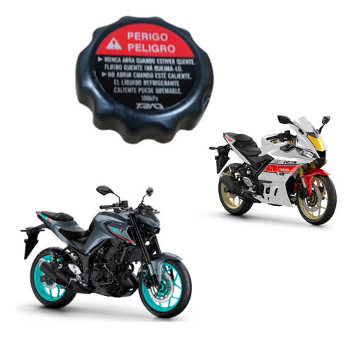 Tampa do Radiador Yamaha Mt-03 Yzf-R3 2017 a 2024