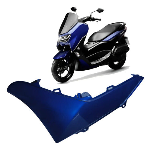 Moldura da Tampa Lateral Esquerda Yamaha Nmax 160 2021 a 2023 Azul