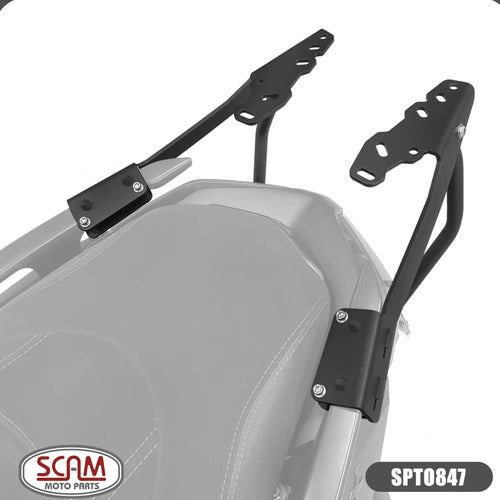 Suporte de Baú Bagageiro Scam Yamaha Xmax 250 2025 Xmax 300 2026