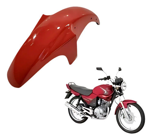 Paralama Dianteiro Yamaha Factor 125 2002 Vermelho