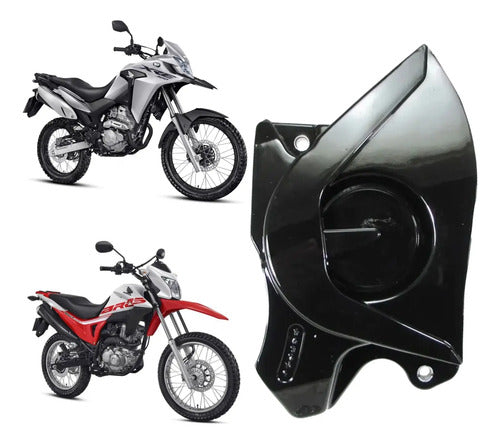 Tampa do Pinhão Paramotos Honda Bros 160 2015 a 2024 Xre 190 2016 a 2024 Preto
