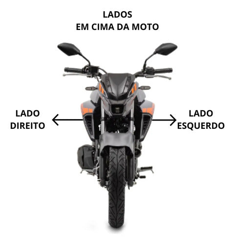 Adesivo da Tomada de Ar Direita Yamaha Fazer Fz25 250 2025 Cinza