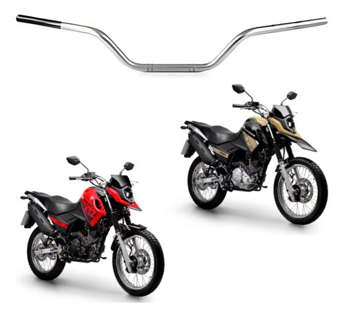 Guidão Yamaha Crosser 150 2014 a 2025 Prata