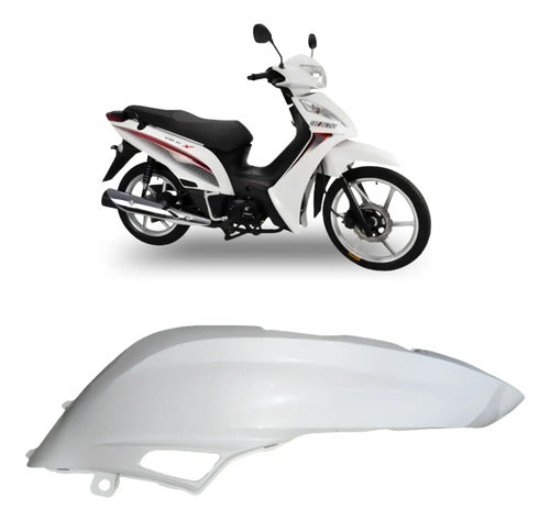 Rabeta Lateral Direita Iron Shineray Jet 50 2012 a 2019 Branco