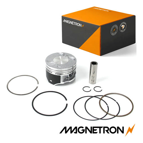 Kit Pistão com Anéis Magnetron Honda Cbx 250 Twister Tornado 250 2001 em diante 0,75 mm