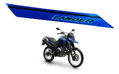 Adesivo da Tampa Lateral Direita Yamaha Lander 250 2025 Azul