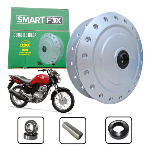 Cubo da Roda Dianteira Freio a Tambor Smartfox Honda Cg 125 150 160 Titan Fan Start