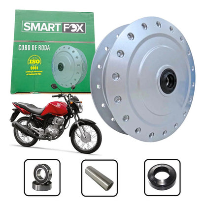 Cubo da Roda Dianteira Freio a Tambor Smartfox Honda Cg 125 150 160 Titan Fan Start
