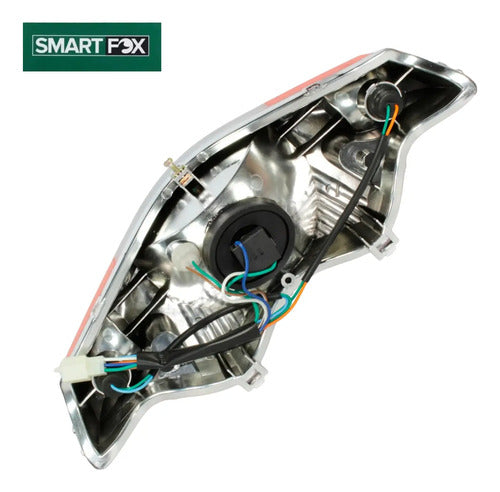 Farol Bloco Óptico com Lâmpada Smartfox Shineray Phoenix 50 Xy 50q
