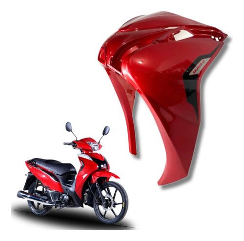 Carenagem Frontal Iron Shineray Jet 50 2020 a 2025 Jet 125 2023 a 2025 Vermelho