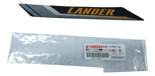 Adesivo da Tampa Lateral Direita Yamaha Lander 250 2020 Preto