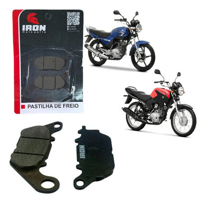 Pastilha de Freio Dianteira Iron Yamaha Factor 125 2009 a 2015 Fazer 150 2014 a 2015 Factor 150