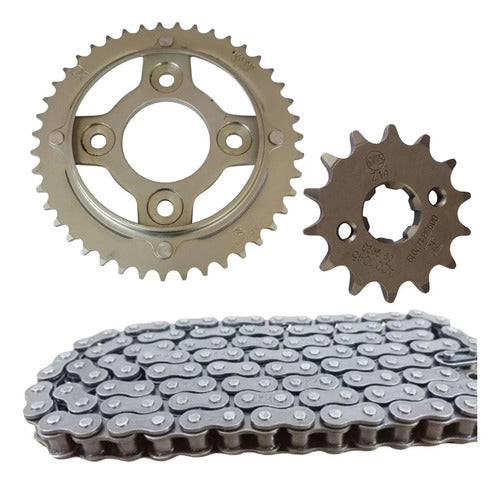 Kit Relação Smartfox sem Retentor Honda Cg 125 Fan 2009 a 2013 428H 116L 43/14T