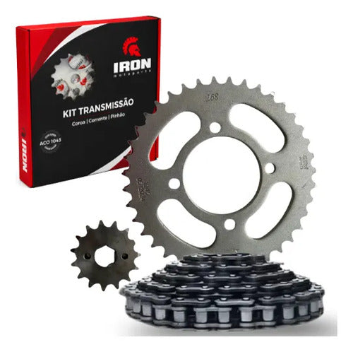 Kit Relação Iron sem Retentor Sundown Max Hunter 125 2004 em diante 428H 118L 39/15T