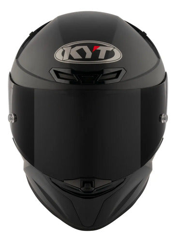 Capacete KYT TT-Revo Solid com Spoiler Preto Fosco