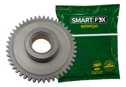 Engrenagem da Placa de Partida Smartfox Yamaha Factor 125 2000 a 2015 Xtz 125 2006 a 2015 46 Dentes