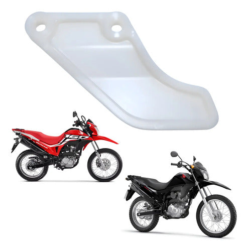 Capa da Corrente Paramotos Honda Bros 160 2016 a 2022 Branco
