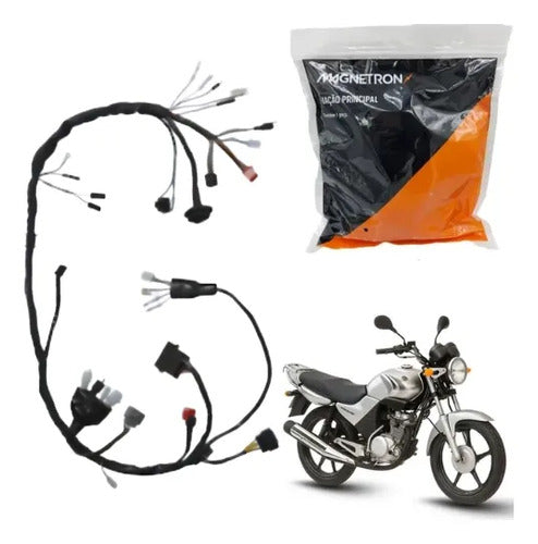 Fiação Chicote Elétrico Principal Magnetron Yamaha Factor 125 2002 a 2005 Partida a Pedal