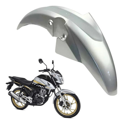 Paralama Dianteiro sem Suporte Paramotos Honda Cg 160 Titan 2016 a 2022 Prata Edição Especial