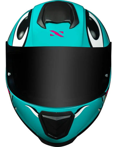 Capacete Norisk Razor Mad Azul Brilhante