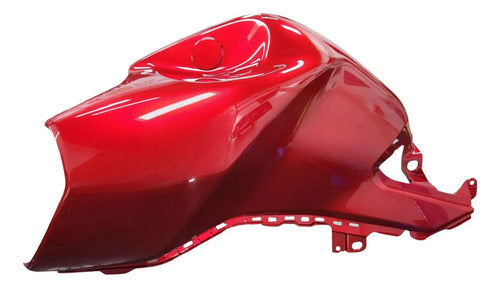 Capa do Tanque Esquerda Yamaha Fazer Fz15 150 2023 em diante Vermelho