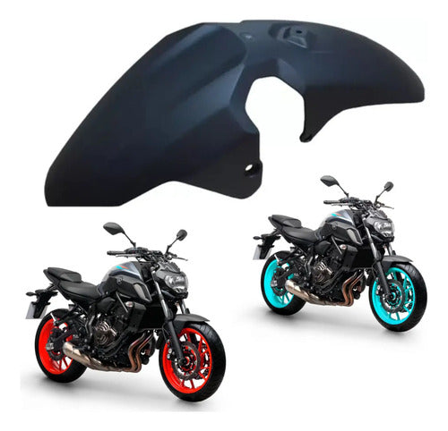 Paralama Dianteiro Yamaha Mt-07 2019 a 2025 Preto