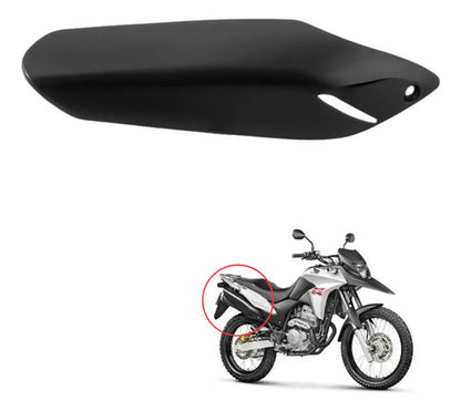 Protetor do Escapamento Paramotos Honda Xre 300 2010 a 2018 Preto Fosco