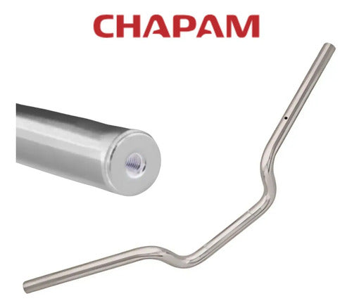 Guidão com Peso Chapam Yamaha Fazer 250 2011 a 2018 Prata
