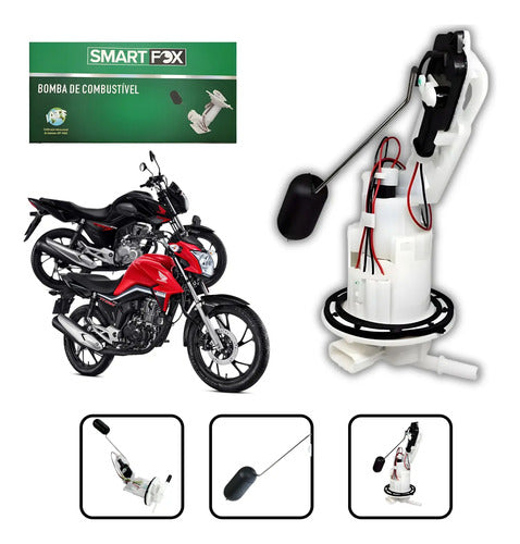 Bomba de Combustível com Boia Smartfox Honda Cg 160 Titan Fan Start Cargo 2016 a 2021