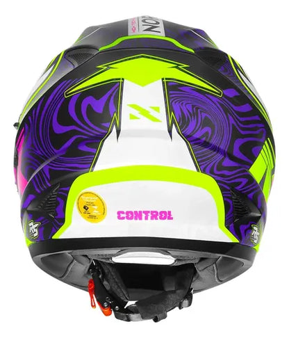 Capacete Norisk FF302 Soul II Control com Óculos Solar Interno Preto Rosa Fosco Tamanho 58/M