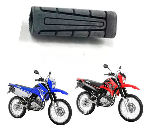 Borracha do Estribo Pedaleira Traseira Direita Yamaha Crypton 115 Factor Xtz 125 Lander Ténéré 250