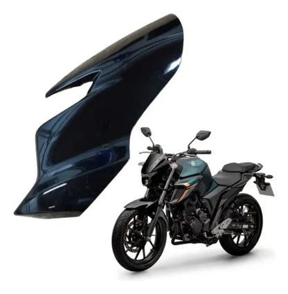 Bananinha Carenagem Lateral do Farol Esquerda Yamaha Fazer Fz25 250 2021 a 2025 Preto Brilhante