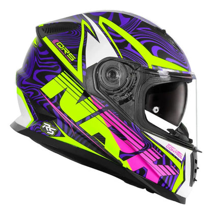 Capacete Norisk FF302 Soul II Control com Óculos Solar Interno Preto Rosa Fosco Tamanho 56/S