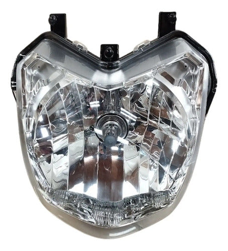 Farol Bloco Óptico Completo com Lâmpada Yamaha Factor 125 2015 em diante Factor 150 2016 a 2024
