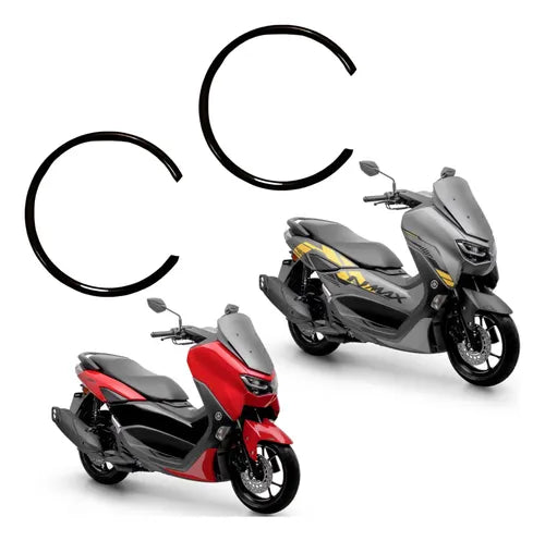 Anel Trava do Pino do Pistão Yamaha Nmax 160 2017 a 2025 Aerox 160