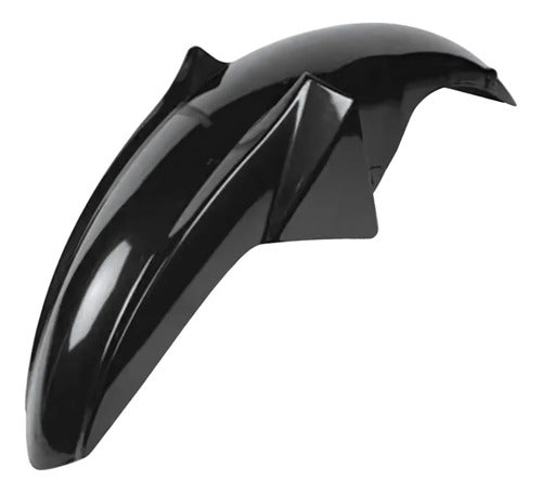 Paralama Dianteiro Paramotos Yamaha Factor 125 Fazer Factor 150 Preto Brilhante