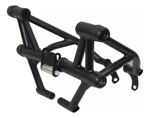 Protetor de Motor Stunt Race Street Cage Yamaha Factor 125 Fazer Factor 150 Preto Fosco