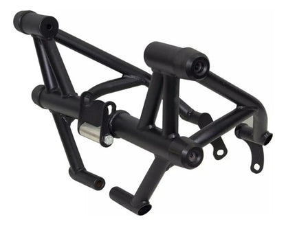 Protetor de Motor Stunt Race Street Cage Yamaha Factor 125 Fazer Factor 150 Preto Fosco