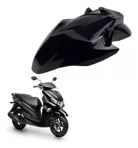 Paralama Dianteiro Yamaha Fluo 125 2022 a 2024 Preto