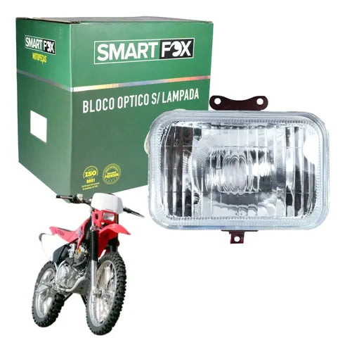 Farol Bloco Óptico sem Lâmpada Smartfox Honda Crf 230f 2007 em diante