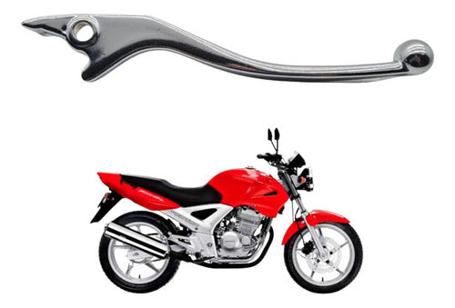 Manete de Freio a Disco Cometa Honda Cg 125 150 Titan Fan Cbx 200 Strada 250 Twister Cromado