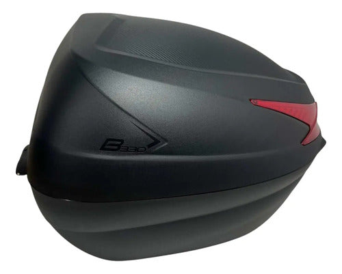 Bauleto Baú Traseiro Givi B330N Monolock 33 Litros Lente Vermelha