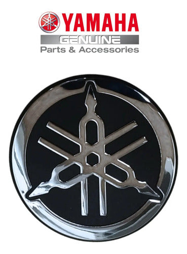 Adesivo Emblema Diapasão do Tanque Yamaha Mt-03 Yzf-R3 2022 em diante Preto