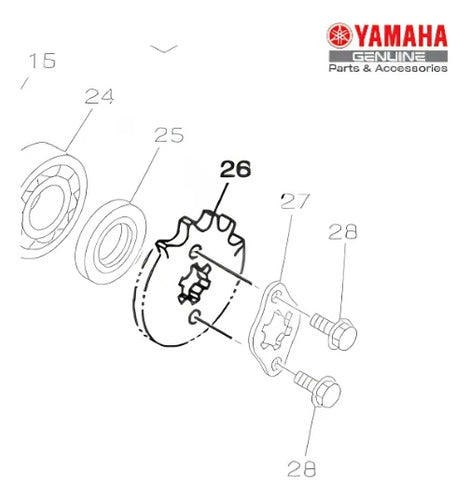 Pinhão de Transmissão Smartfox Yamaha Factor 125 Fazer Factor Crosser 150 14 Dentes
