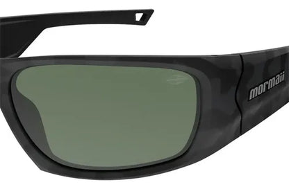 Óculos De Sol Mormaii Naxos Óculos Solar Naxos Feminino Masculino Preto Fosco Camuflado Lente Verde