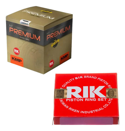 Kit Pistão com Anéis KMP Premium Suzuki Burgman 125 2005 a 2010 STD