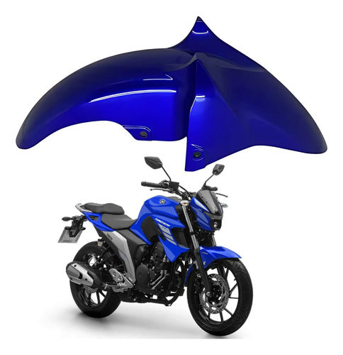 Paralama Dianteiro Yamaha Fazer Fz25 250 2018 a 2024 Azul