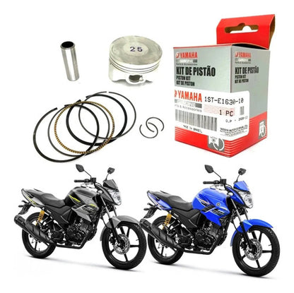 Kit Pistão com Anéis Yamaha Fazer Crosser 150 2014 a 2025 Factor 150 2016 a 2025 0,25 mm