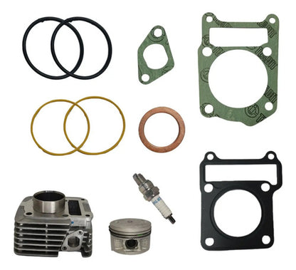 Kit Cilindro Pistão e Anéis Yamaha Factor 125 2000 a 2016 Xtz 125 2002 em diante