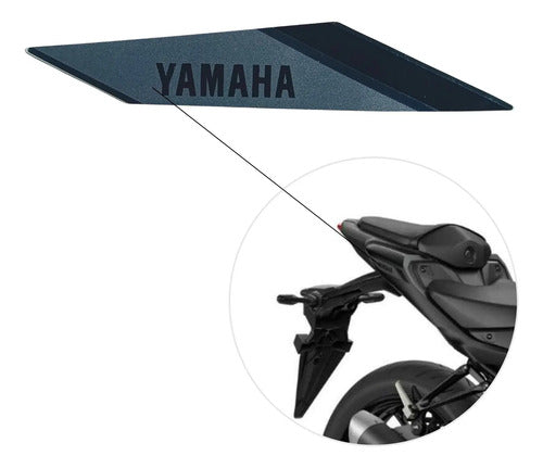 Adesivo da Rabeta Lateral Direita Yamaha Mt-03 2022 a 2025 Preto Fosco